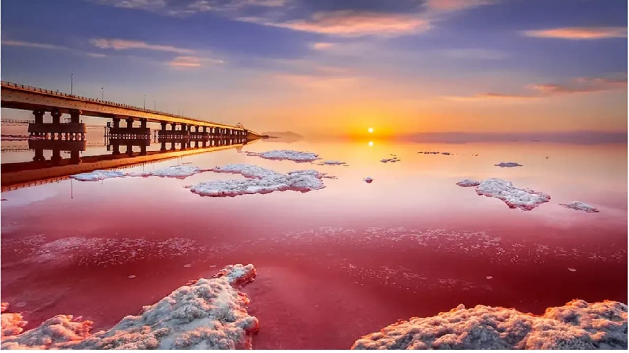 تراز سطح آب دریاچه اورمیه به وضعیت هشدار رسید