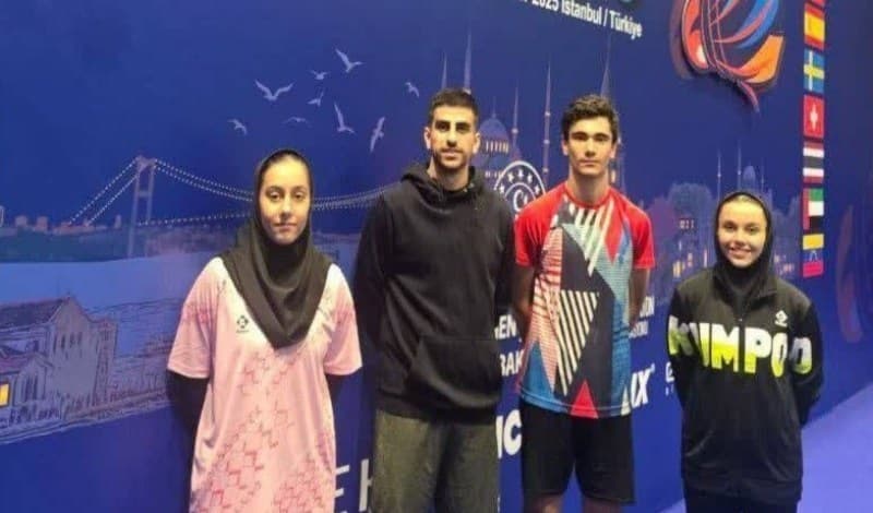 درخشش ملی‌پوش بدمینتون زنجان در مسابقات بین‌المللی ترکیه