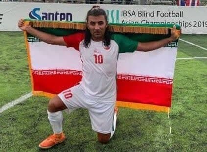 حضور ورزشکار تبریزی در اردوی تیم ملی فوتبال پنج‌نفره نابینایان کشور