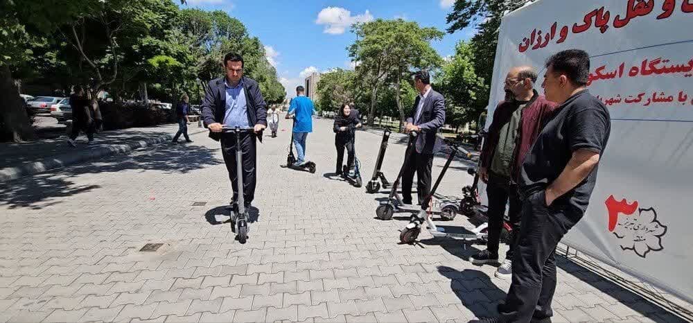 افتتاح نخستین ایستگاه اسکوتر برقی تبریز