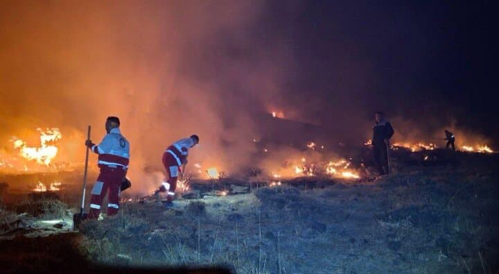محبوبی: آتش‌سوزی مراتع زره‌شوران در ۴ ساعت مهار شد