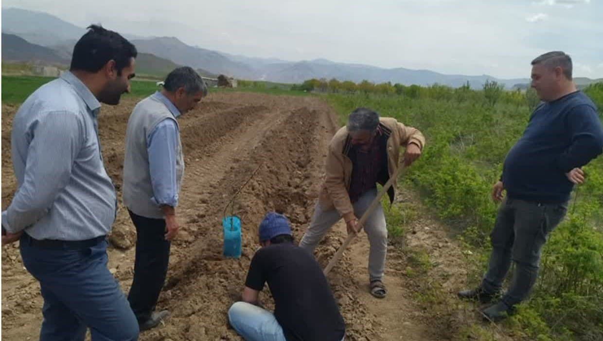 احداث اولین باغ سازگار در شهرستان ورزقان