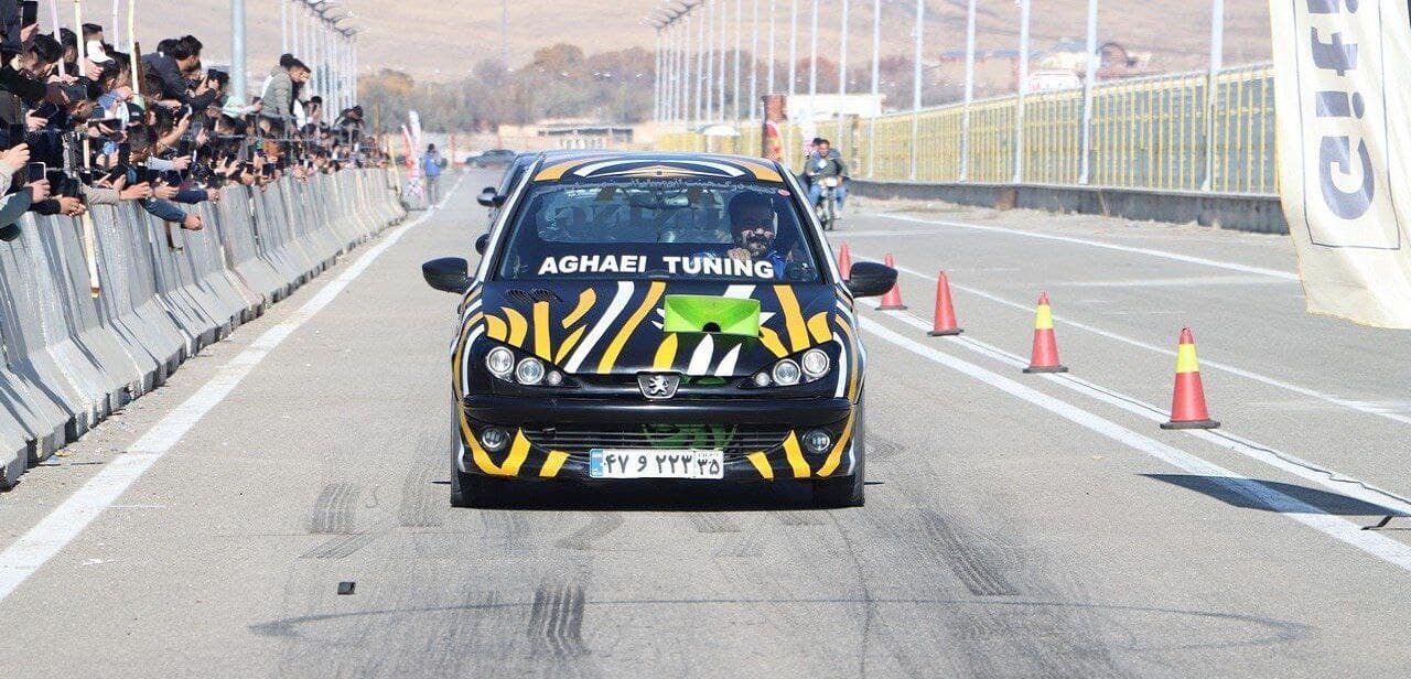 پایان مسابقات اتومبیلرانی درگ کشور در ارومیه