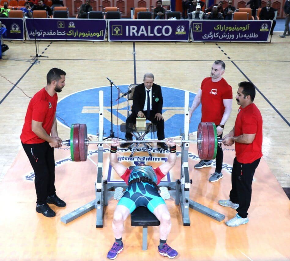 ورزشکار مهابادی دومین طلای مسابقات جهانی پرس سینه را کسب کرد
