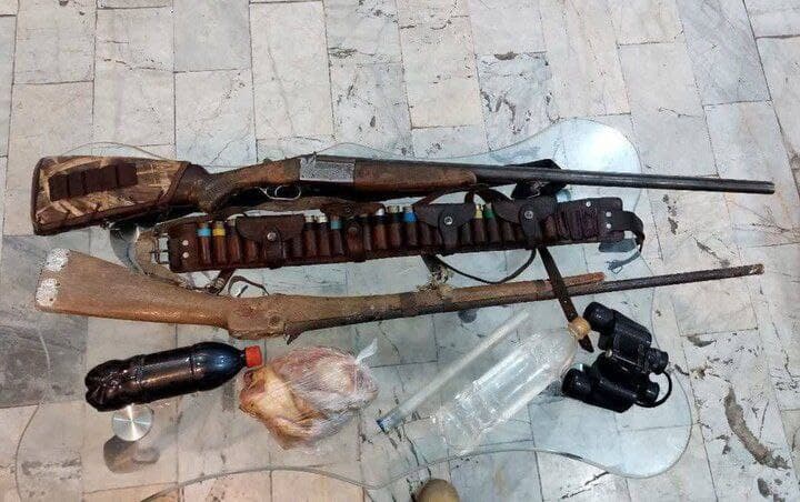 ۱۳ قبضه اسلحه شکاری